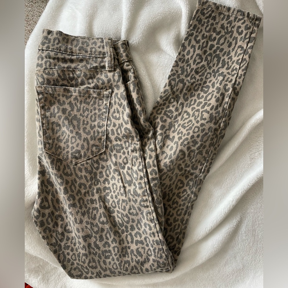 Pacsun skinny cheetah jeans